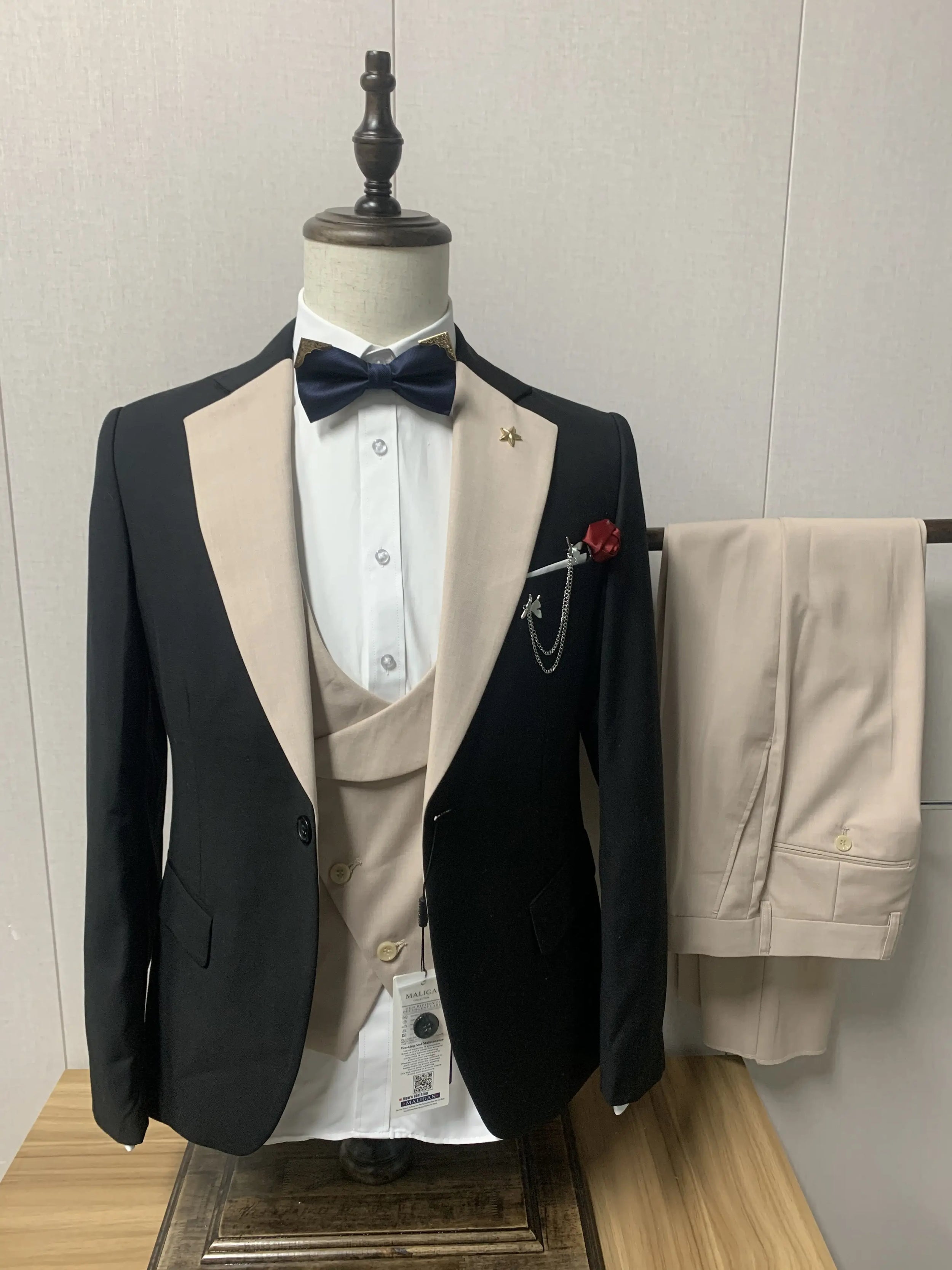 New men’s suit 3 pieces