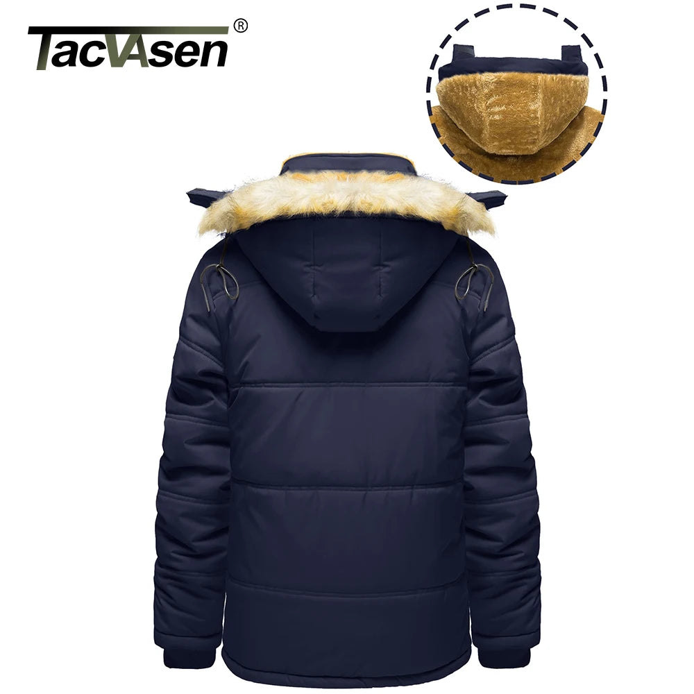 TACVASEN Fleece Lined Parka Jacket