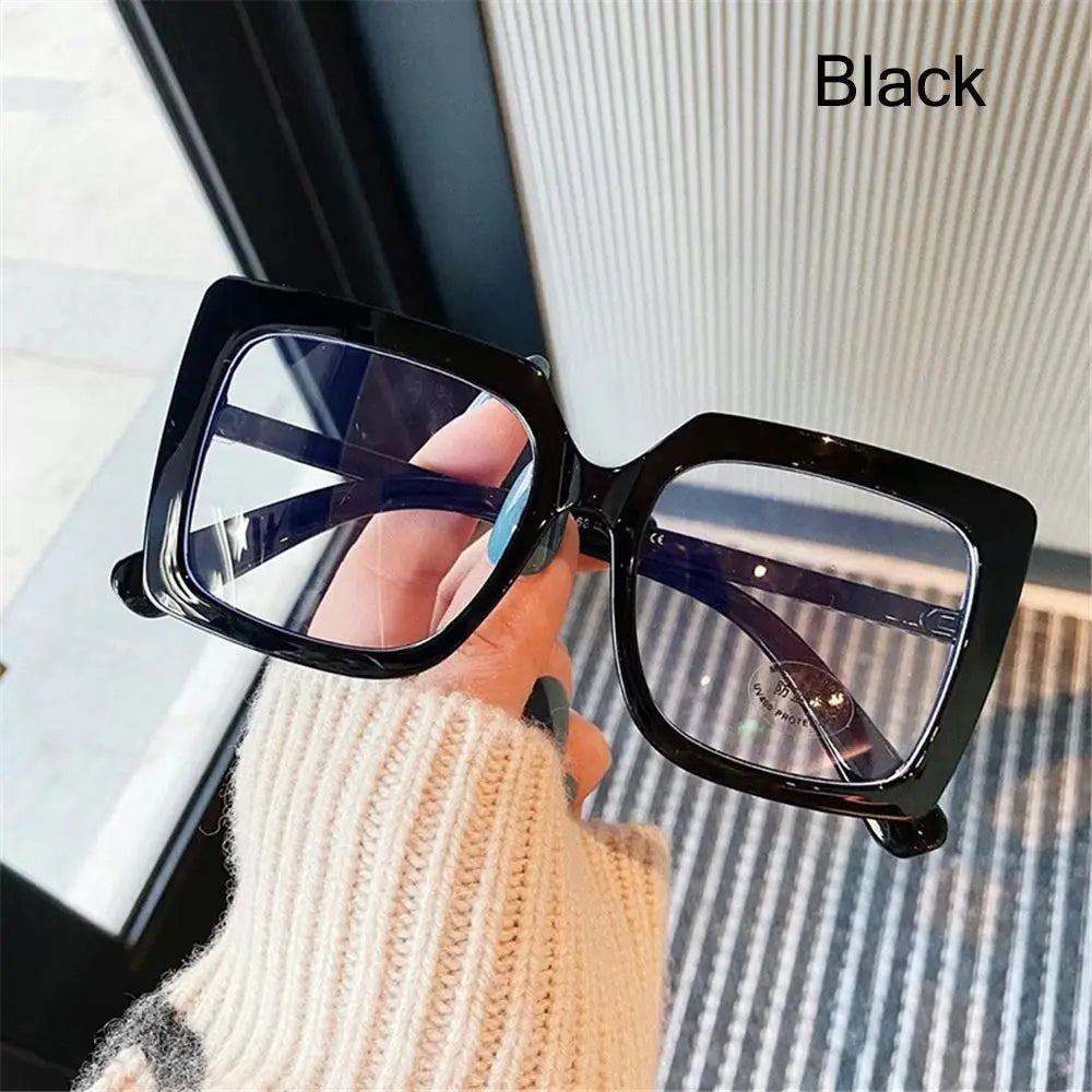 Square anti-blue light glasses