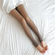 Insulated Tights Legs Faux Translucent Warm Plush Lined Elastic