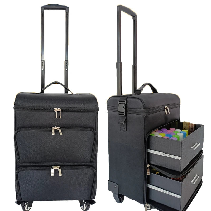 Professional makeup trolley case, beautician