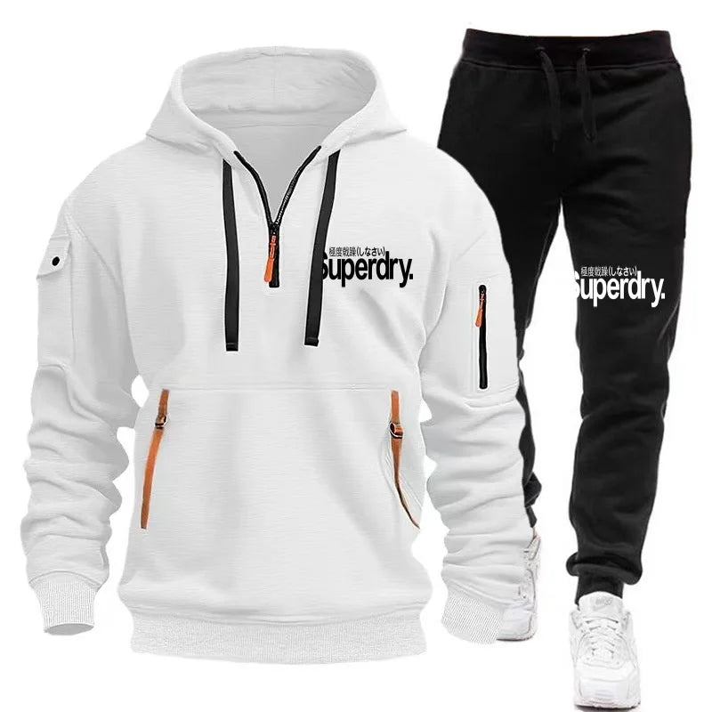 zipped hoodie + pants