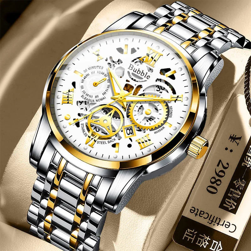 UTHAI Watch Trendy High-end Light Luxury Waterproof