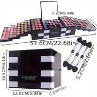 Makeup set for 142 colors eye shadow, 3 colors blush, 3 colors eyebrow powder.