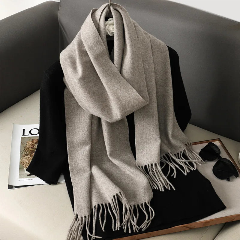 Cashmere winter scarf 62 colorsAzizaK