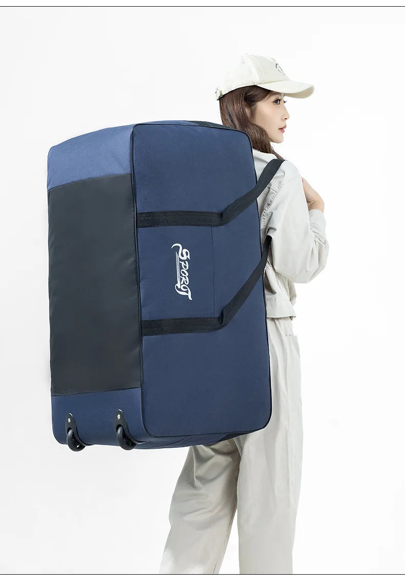 Unisex wheeled travel bag