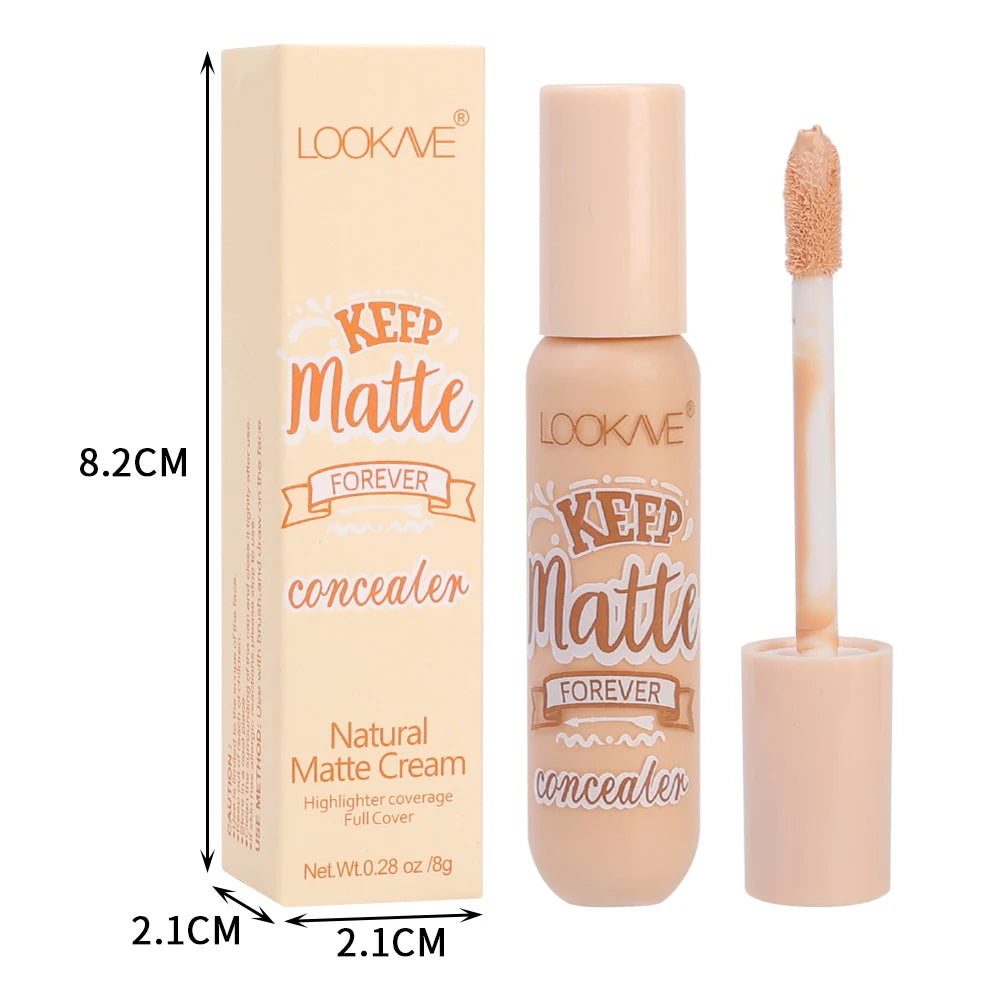 Waterproof Matte Liquid Concealer Cream Moisturizing Makeup Cover Acne Dark Circles Foundation Contouring Face Contouring