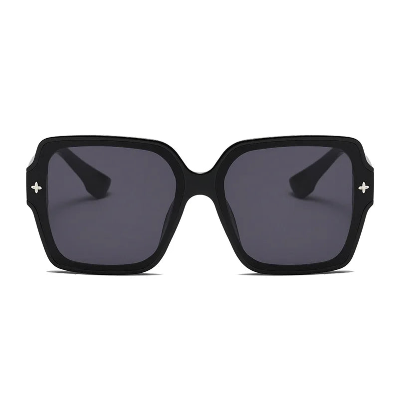 trendy square frame sunglasses