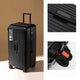 Large Capacity Valise Smart Travel Trolley Suitcase Luggage With USB Charger And Cup Holder