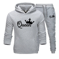 King Printed Cotton Fleece 2 Piece Tracksuit