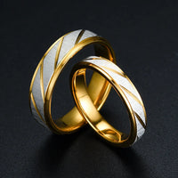 Unique Wave Pattern Couple Rings For (Men/Women)