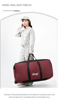 Unisex wheeled travel bag