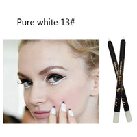 Long Lasting Eyeliner Pencil Colourful Pigment Waterproof Blue Black White Color Gel Eye Liner Pen Makeup Eye Beauty Cosmetics