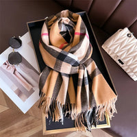 Fashionable cashmere imitation scarf for autumn and winter