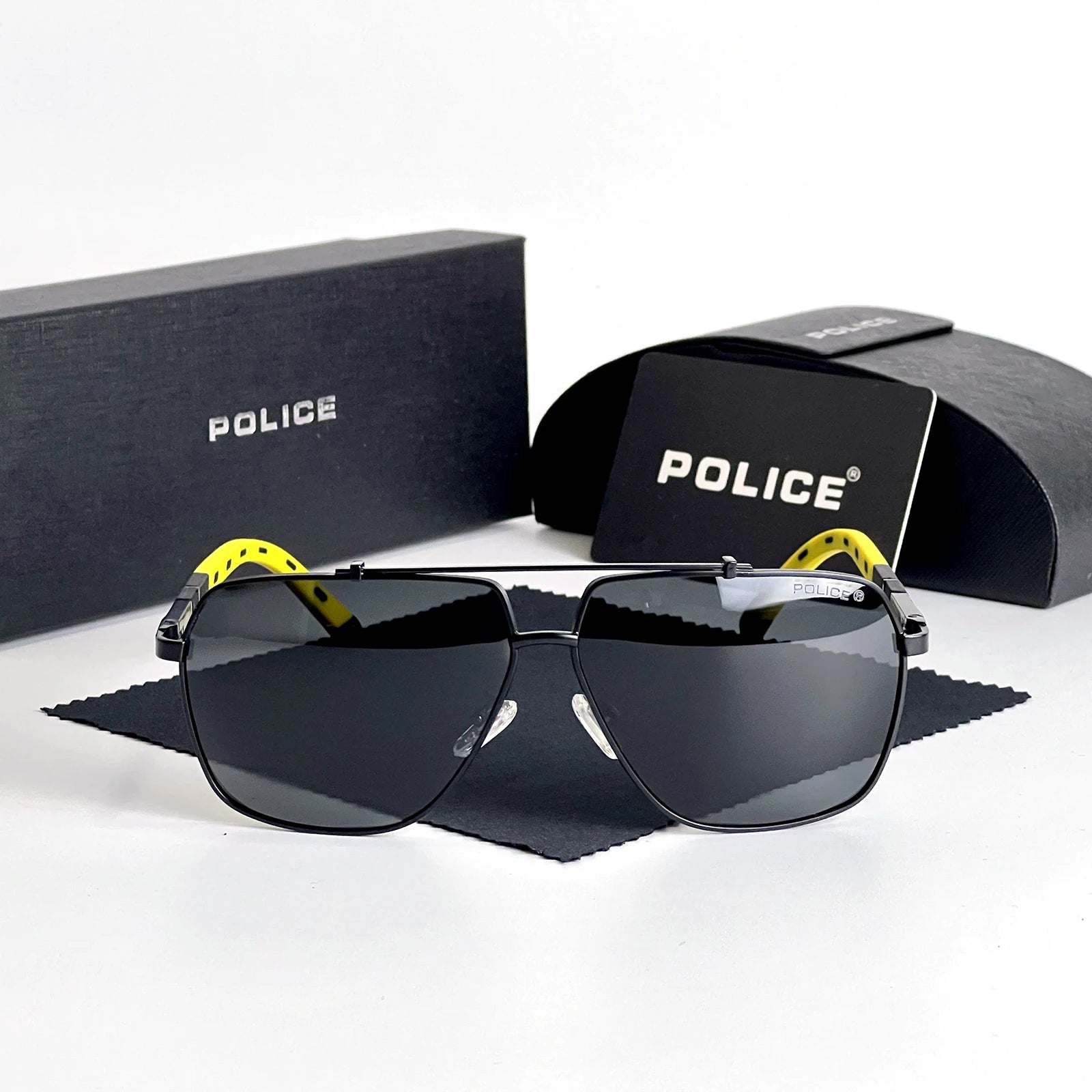 Luxury Brand Sunglasses Police Polarized UV 400 Protection 6321