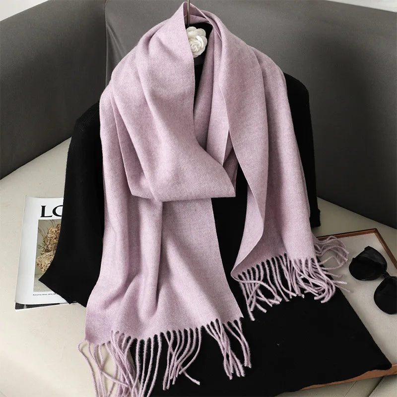 Cashmere winter scarf 62 colorsAzizaK