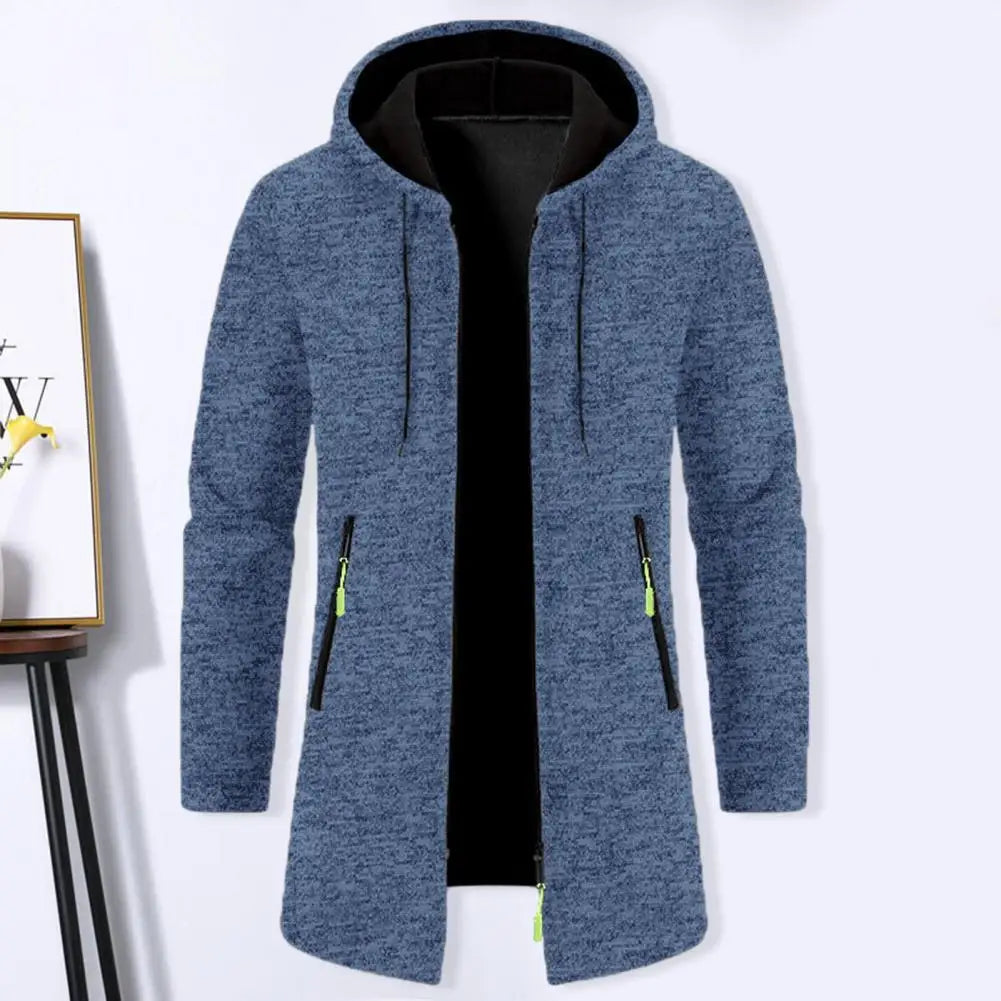 Stylish Hooded Zip Up Sweater