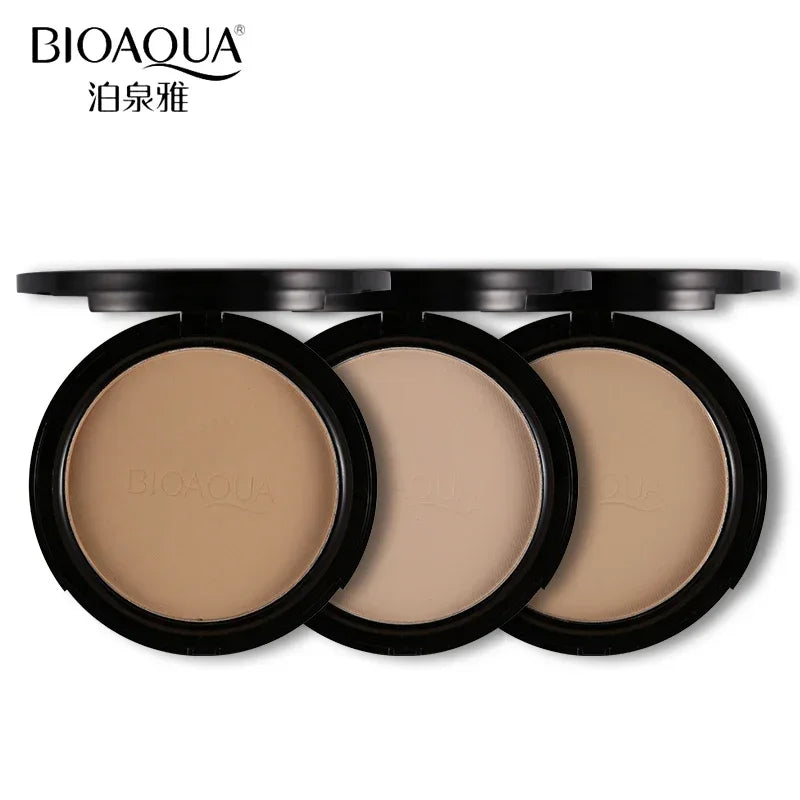 BIOAQUA Brand Face Base Mineral Pressed Powder Makeup Matte Smooth Concealer Control Oil Foundation Contour Make Up Cosmetics