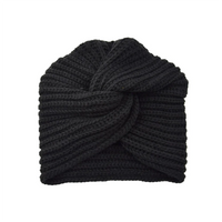 Knitted turban hat