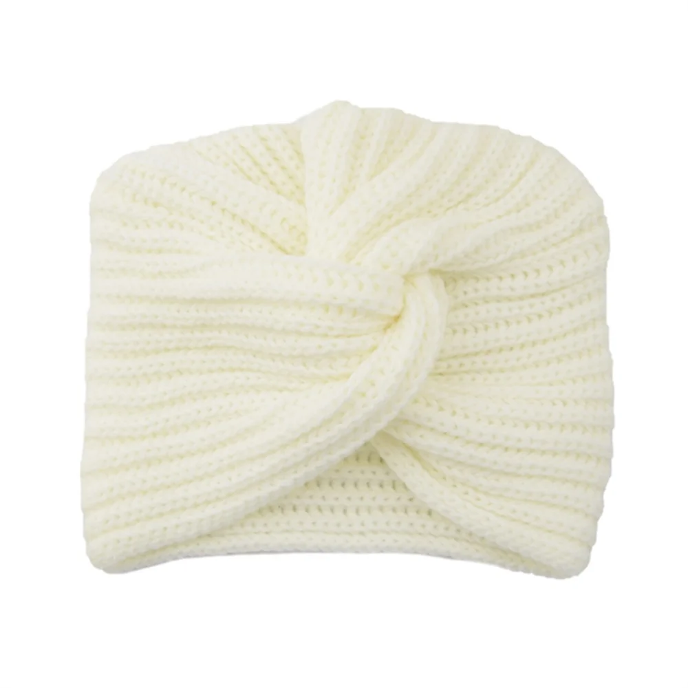 Knitted turban hat