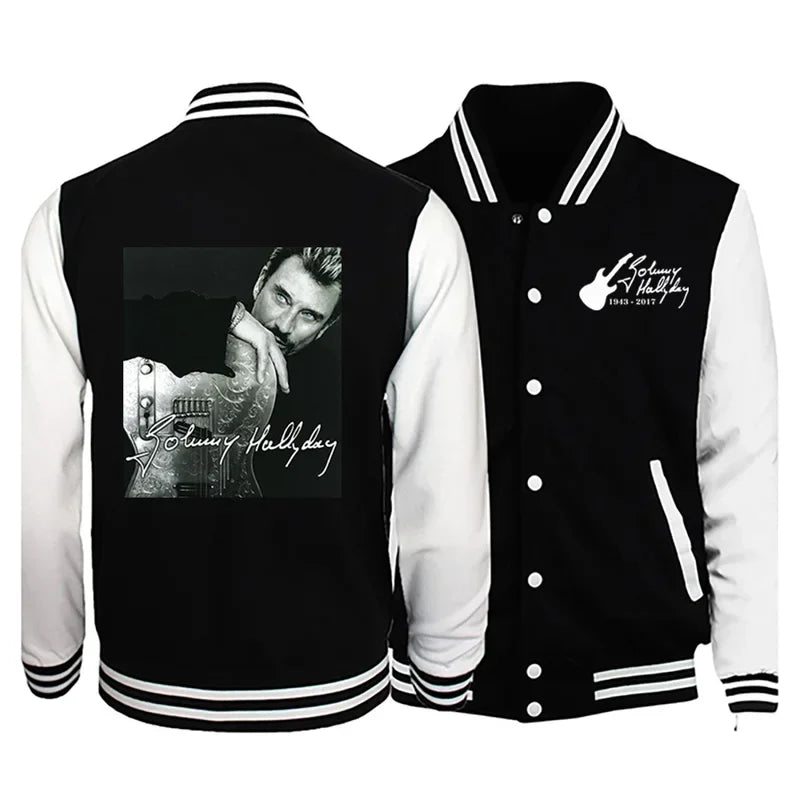 Johnny Hallyday printed jacket