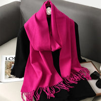 Cashmere winter scarf 62 colorsAzizaK