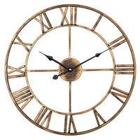 Large Size 3D Modern Wall Clock with Roman Numerals