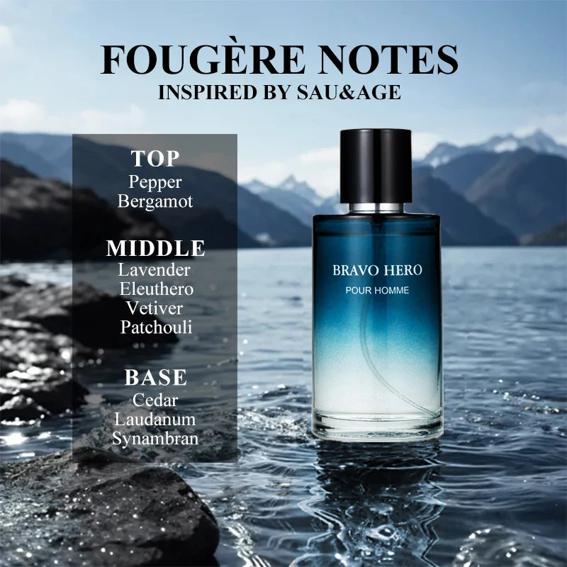 Feromonas Perfume 100ml, Fougère, lavender, cedar fragrance