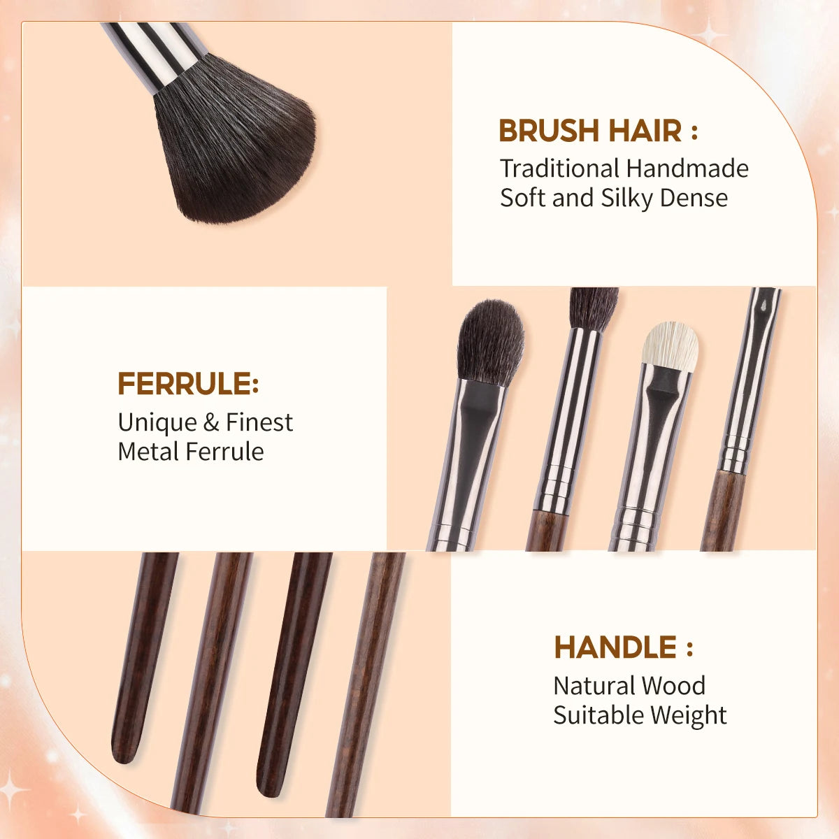 OVW 14 Piece Makeup Brush Set