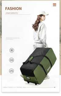 Unisex wheeled travel bag