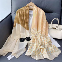 luxury brand winter cotton scarf