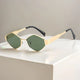 Trendy hexagonal sunglasses