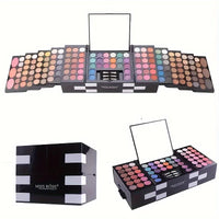 Makeup set for 142 colors eye shadow, 3 colors blush, 3 colors eyebrow powder.