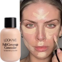 Full Coverage Liquid Concealer Cream 12ml Invisible Cream and Waterproof Face Foundation