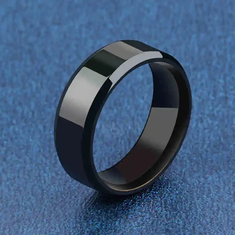 Stainless steel wedding ring rings