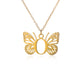 A - Z Initial Letter Collar Butterfly Necklace For WomenAzizaK