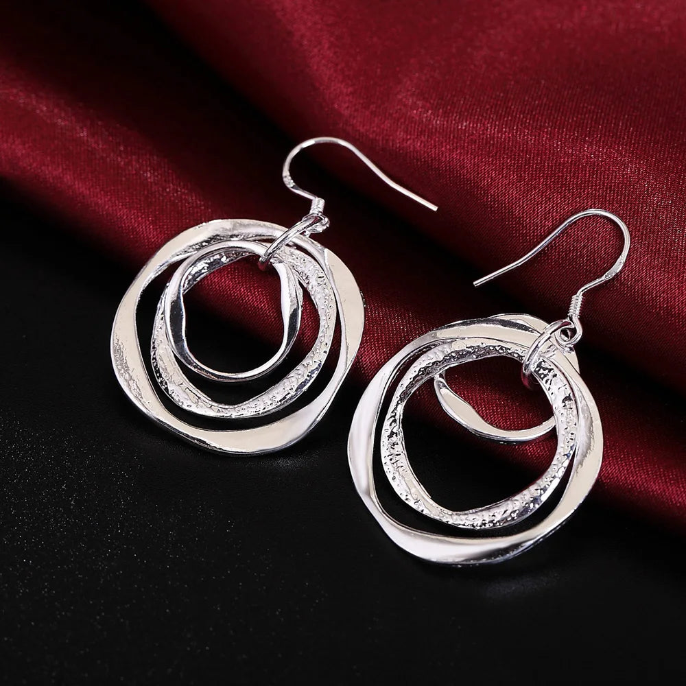 Top quality 925 sterling silver earrings