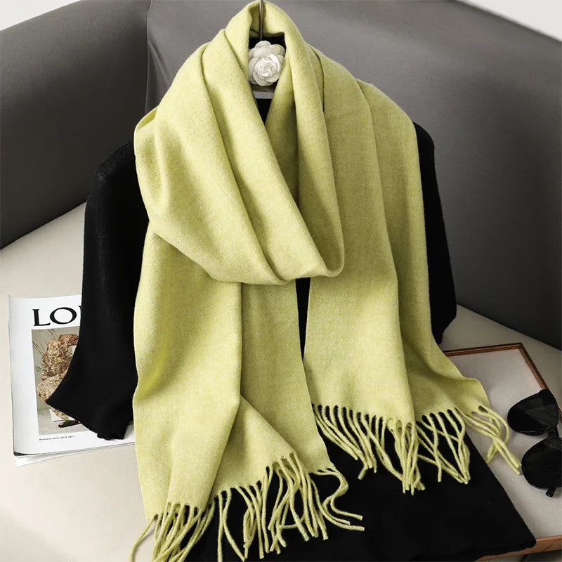 Cashmere winter scarf 62 colorsAzizaK