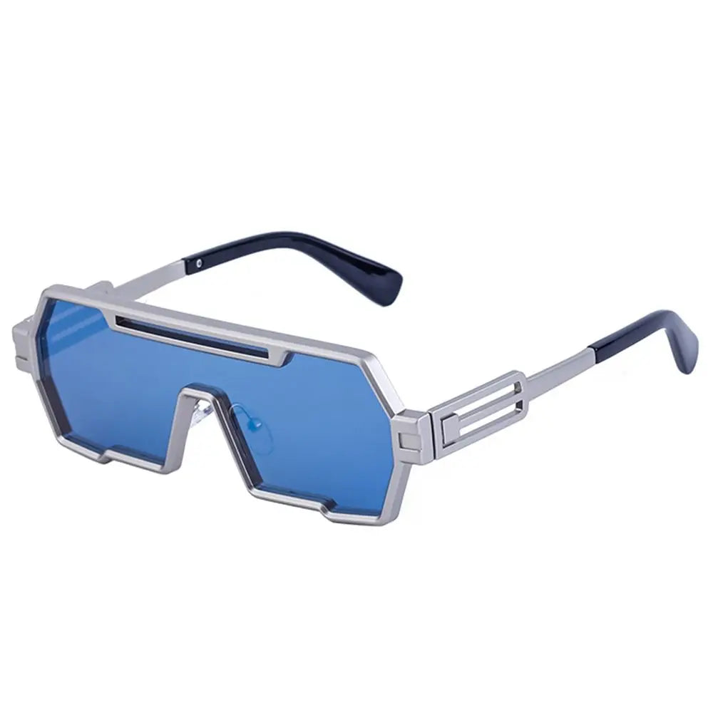 Irregular Square Metal Sunglasses