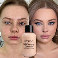 Full Coverage Liquid Concealer Cream 12ml Invisible Cream and Waterproof Face Foundation