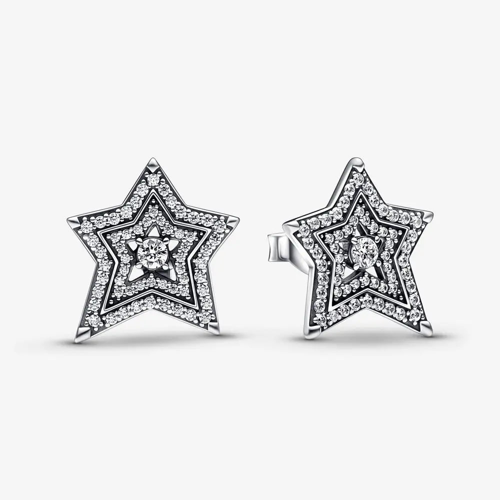 Genuine 925 sterling silver earrings