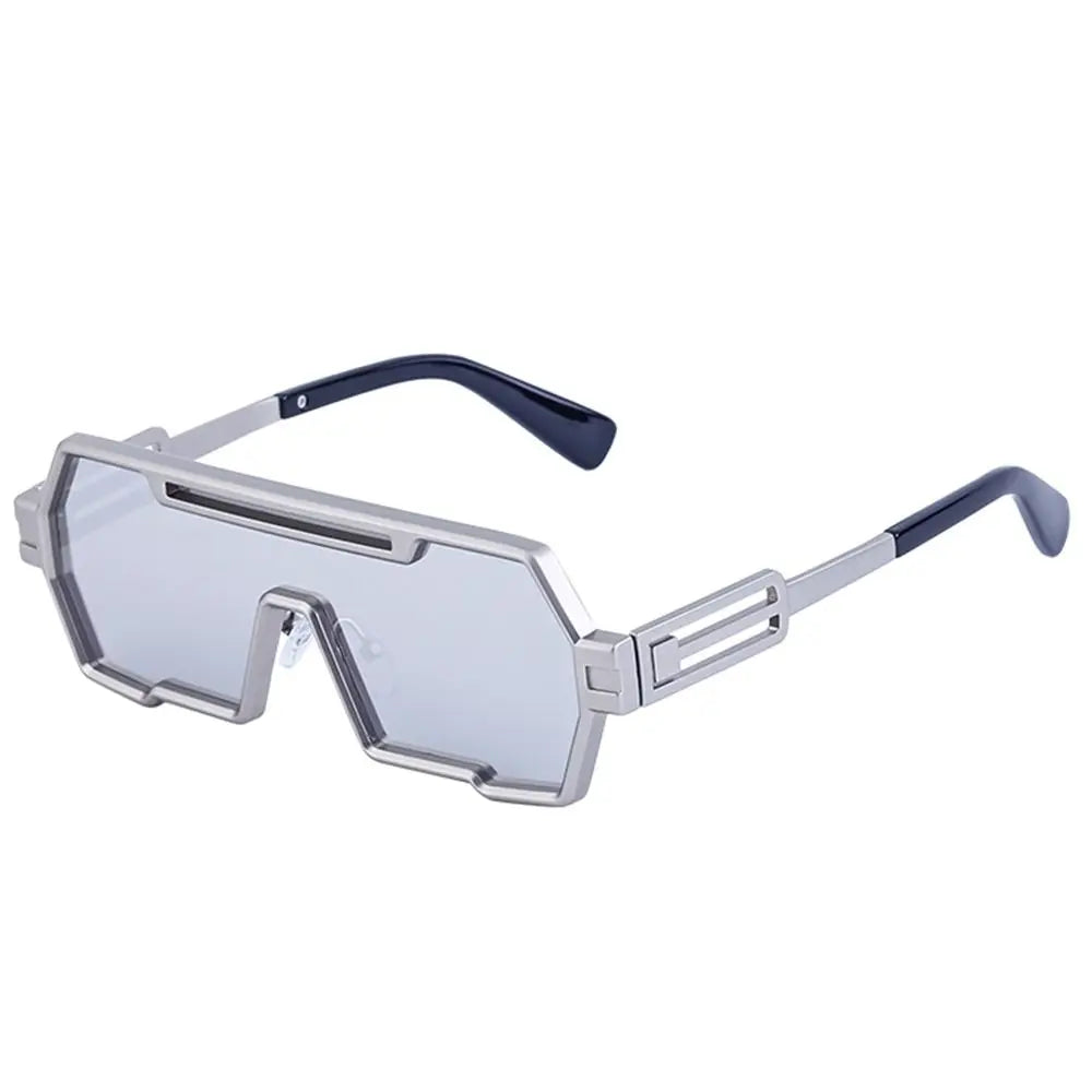 Irregular Square Metal Sunglasses