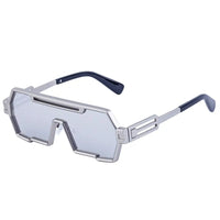 Irregular Square Metal Sunglasses