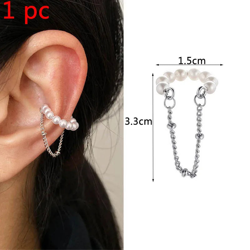 Pearl Tassel Earrings