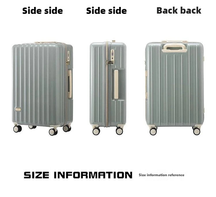 sturdy and durable travel suitcase with password