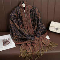 Luxury Brand Pashmina Cashmere Scarf