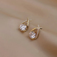 Trendy Cross Stud Earrings