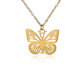 A - Z Initial Letter Collar Butterfly Necklace For WomenAzizaK