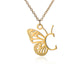 A - Z Initial Letter Collar Butterfly Necklace For WomenAzizaK