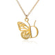 A - Z Initial Letter Collar Butterfly Necklace For WomenAzizaK